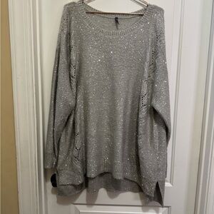 NYDJ Silver Knit Women's Sweater